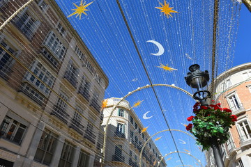 Malaga Einkaufsstrasse calle marques de larios 