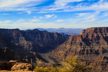 Rocks and mountains of Grand Canyon and Nevada, Arizona dessert.