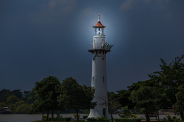  The lighthouse in Thailand's Phra Nakhon Si Ayutthaya Province.