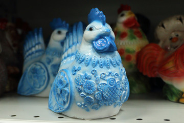 Christmas decor, symbol, the, cock, chicken