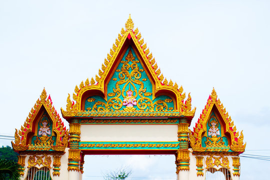 The Thai temple art of the faith in Thailand