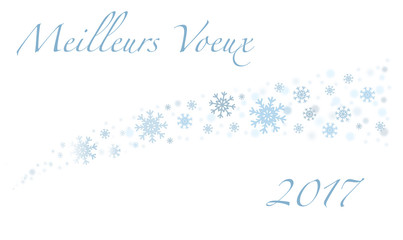 Meilleurs voeux 2017. Carte de voeux