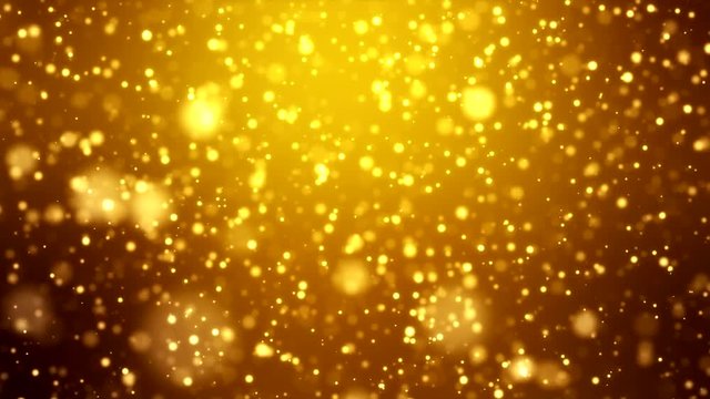 Video Animation - Weihnachten - Gold - Bokeh - Hintergrund