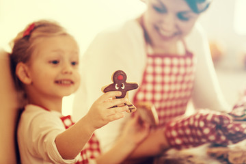 Preparing Gingerbread for Christmas