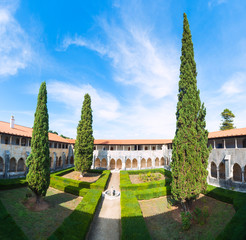 Courtyard of the Monastery of Santa Maria da Vitoria. Batalha. Portugal