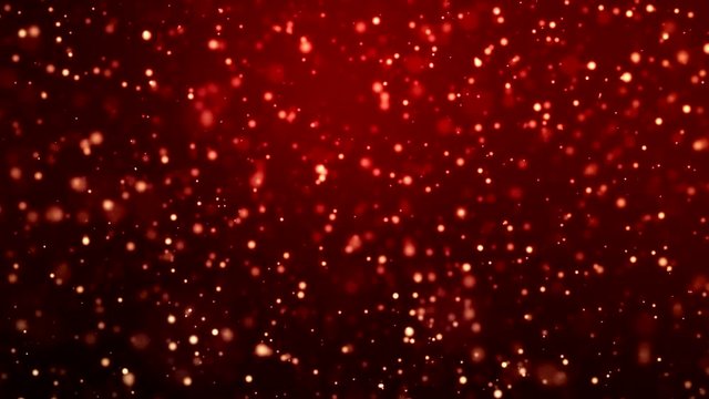 Video Animation - Weihnachten - Gold - Rot - Bokeh - Hintergrund