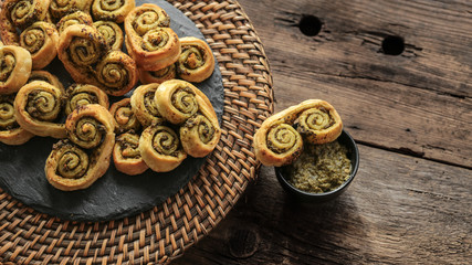 palmiers au pesto (amuse-gueule) 1
