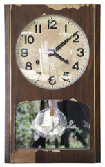 Antique Wooden Wall Clock