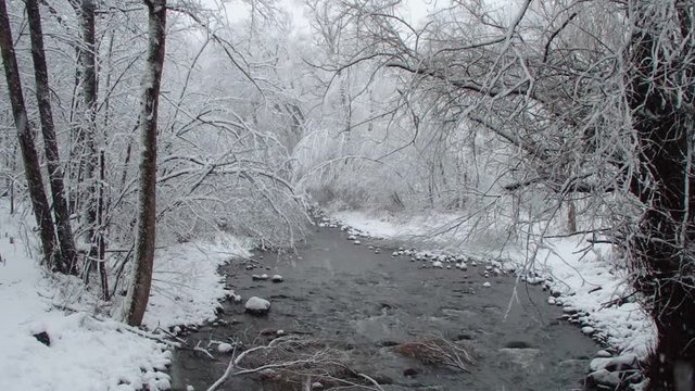 rivi&egrave;re en hiver
