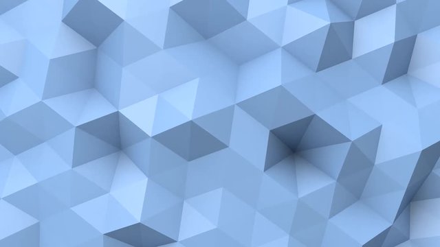 3D Animation - Blue low poly texture 