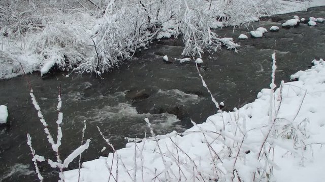 rivi&egrave;re en hiver