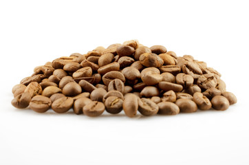 Coffee Beans Isolated on White Background