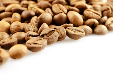 Coffee Beans Isolated on White Background