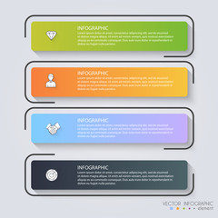 Obraz premium Infographic Templates for Business. Can be used for website layo