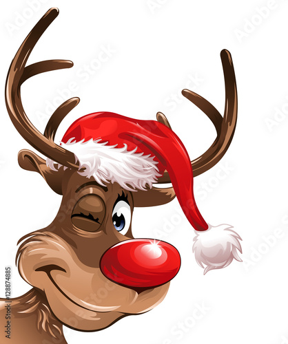 Hässlicher Weihnachtspullover Rudolph Rentier - Lustiger Christmas Sweater