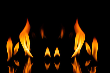 Fire flames