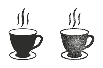 Coffee cup - vector icon.