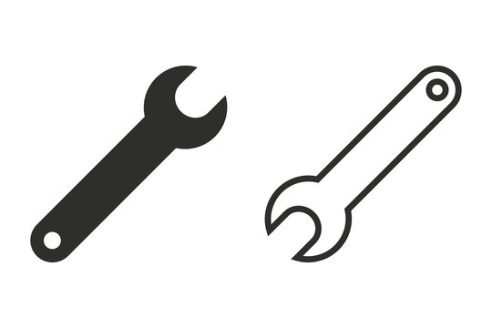 Wrench - vector icon.