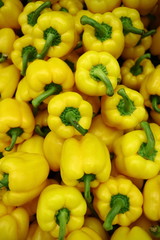 Fresh yellow paprika paprica