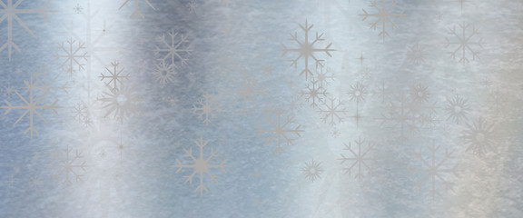 Ice blue metal texture background with star