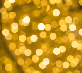 Gold mix red abstract bokeh background with defocused lights