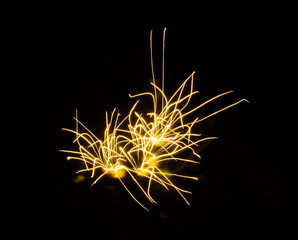 Fireworks in the night