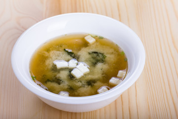 Miso soup.