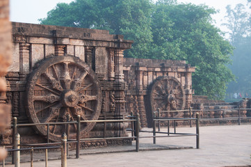 Fototapeta na wymiar Konark Sun Temple India