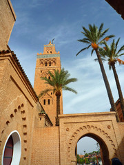 Marrakech; mosquée de la Koutoubia