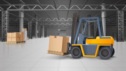  Warehouse Interior And Logistics Background 