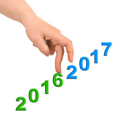 Hand and stairs 2017