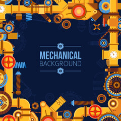 Machinery Parts Background