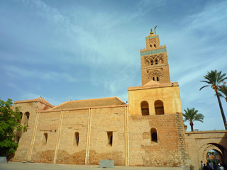 Fototapeta na wymiar Marrakech; mosquée de la Koutoubia