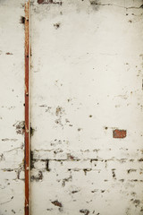 Fototapeta premium A page full of weathered painted brick wall background texture