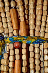 texture, tenda in dadi di legno