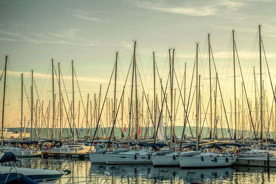 Fototapeta yachts