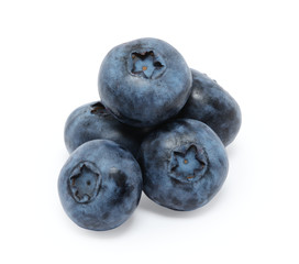 Blueberry isolated on white background