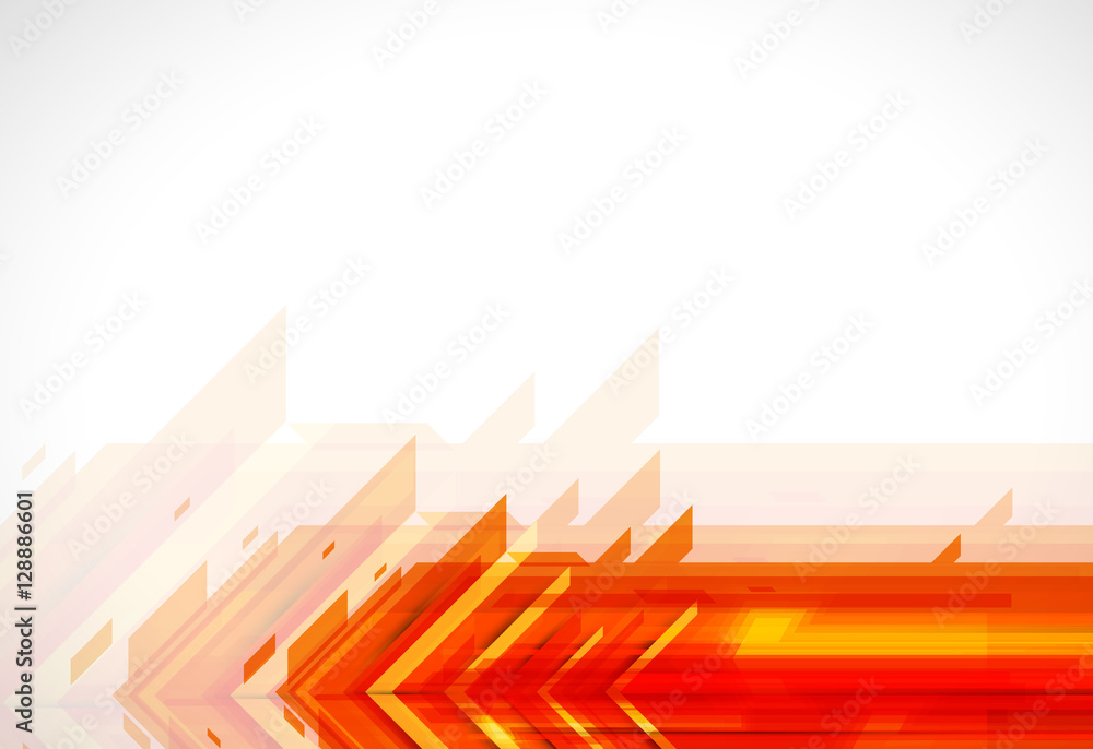 Poster flow of arrows. imagination of business or technology process. vector futuristic background with gre