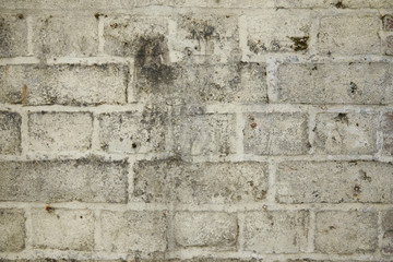 A full page of dirty brick wall background texture