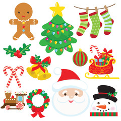 Christmas  vector cartoon illustration