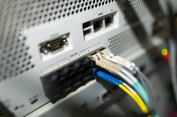 Core switch technology in network room place