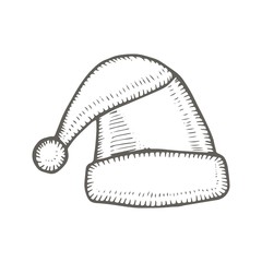 santa hat vector illustration