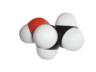 Ethanol Molekül - Kalotte Modell Struktur