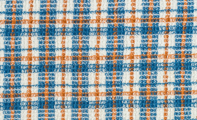 check cloth , cotton fabric texture background