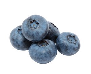 Blueberry isolated on white background