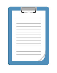 Vector image of a clipboard