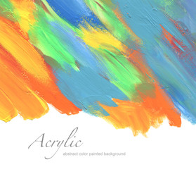 Abstract acrylic painted background