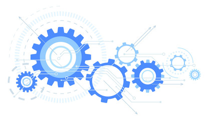 Linked cogwheel & circuits design