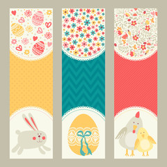 Banner templates. Happy Easter!