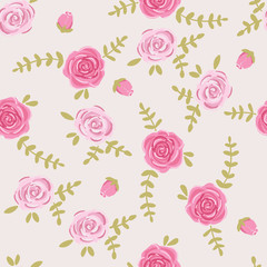 graphic print. Small floral pattern.